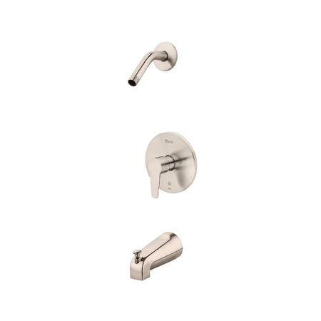 Pfister Tub and Shower Trim, Brushed Nickel, Wall R89-070K